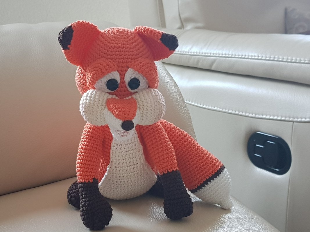 Crochet Pattern &quot;Rusty&quot; The clever Fox