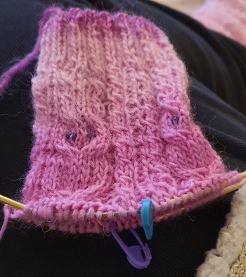 Erstes Paar Socken gestrickt