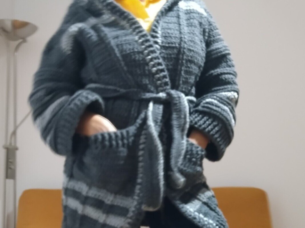 162 Häkelanleitung Häkelmantel Häkeljacke