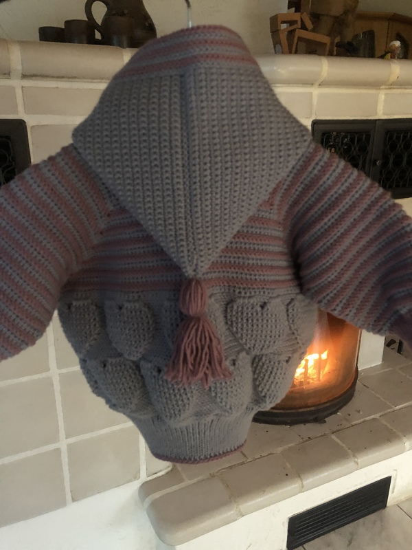 Baby- &amp; Kinderjacke "Jonna", (Gr. 50-128, Reliefmuster)