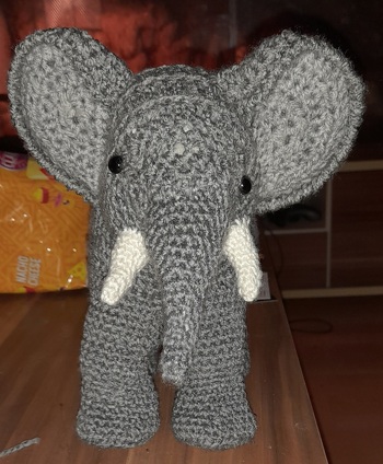 Elefant, nach Anleitung von 