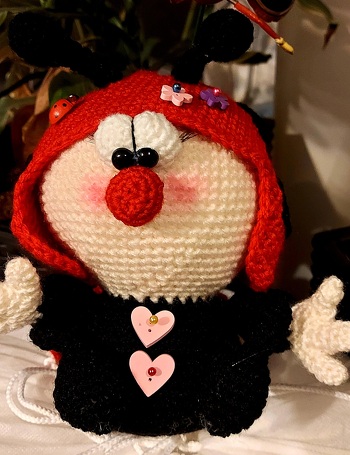 Marienchen ist ein Geburtstagsgeschenk von mir.  Zuckersüß und jeder will sie.