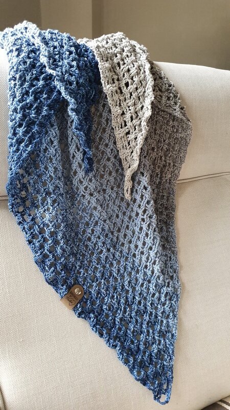 Dreieckstuch "Netzwerk" - Häkelanleitung