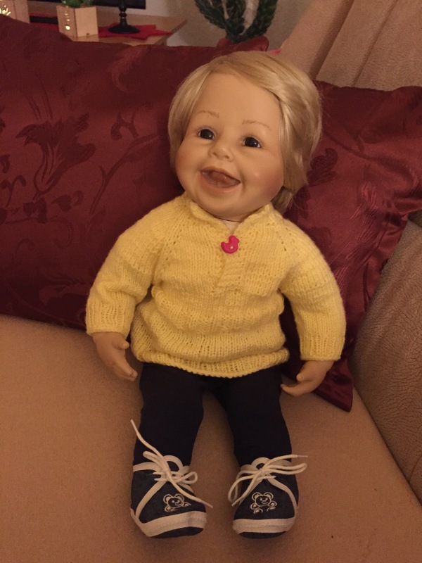 Overall für Puppen und Teddys 45-50 cm - Strickanleitung