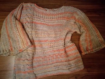 Der Patchy Pulli - nach einer super tollen Anleitung gehäkelt