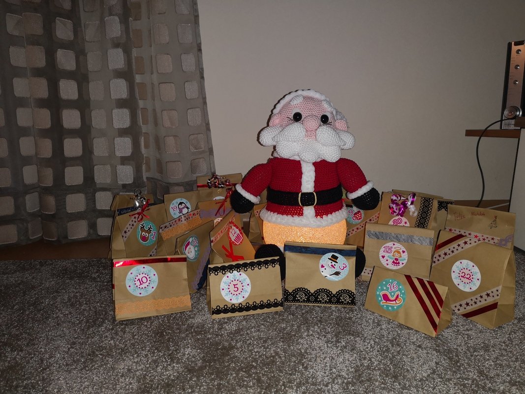 Weihnachtslampe Weihnachtsmann Klausi