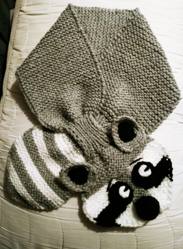 Schals mit Tiermotiven Strickanleitung Vers. 2