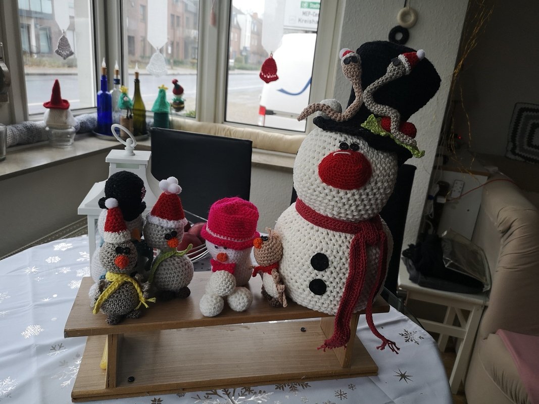 Schneemann &amp; Freunde -- Häkelanleitung von Haekelkeks®