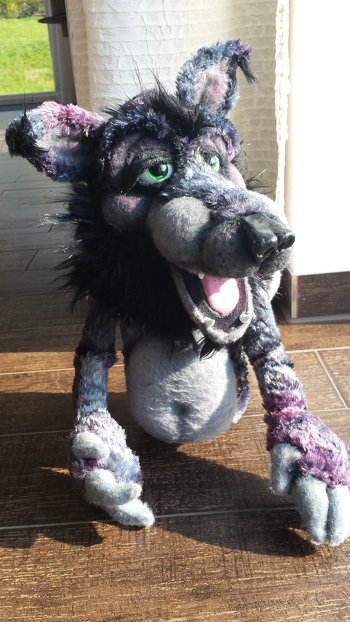 2te Klappmaulfigur entstanden unter Anleitung von Norman Schneider auf Hof Lebherz in Warmsen.
