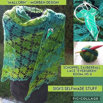 Mallorn - wie immer eine gut verständliche Anleitung von Morben Design / Jasmin Räsänen (auf einer anderen Plattform gekauft, daher Verknüpfung mit der Anleitung auf crazypatterns nicht möglich].