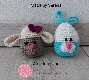 Sind die 2 nicht süß?
Anleitung von dieMaschentante und gut verständlich