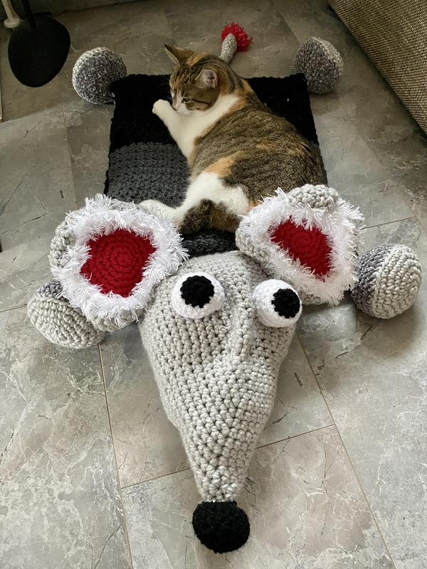 Häkelanleitung Katzentraum "fette Beute"