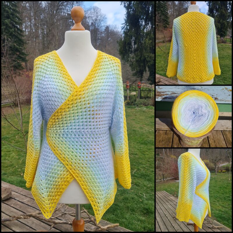 Schicke Jacke  aus 2 großen Gannys