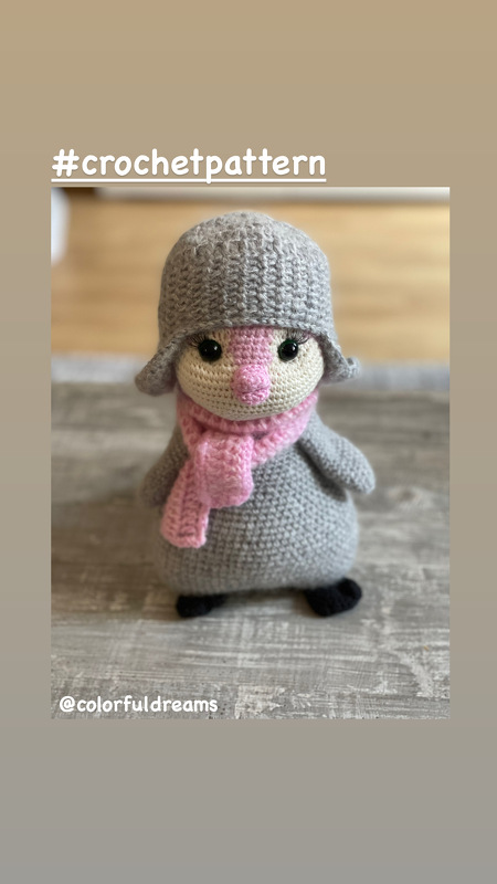 Crochet pattern Penguin girl Lina