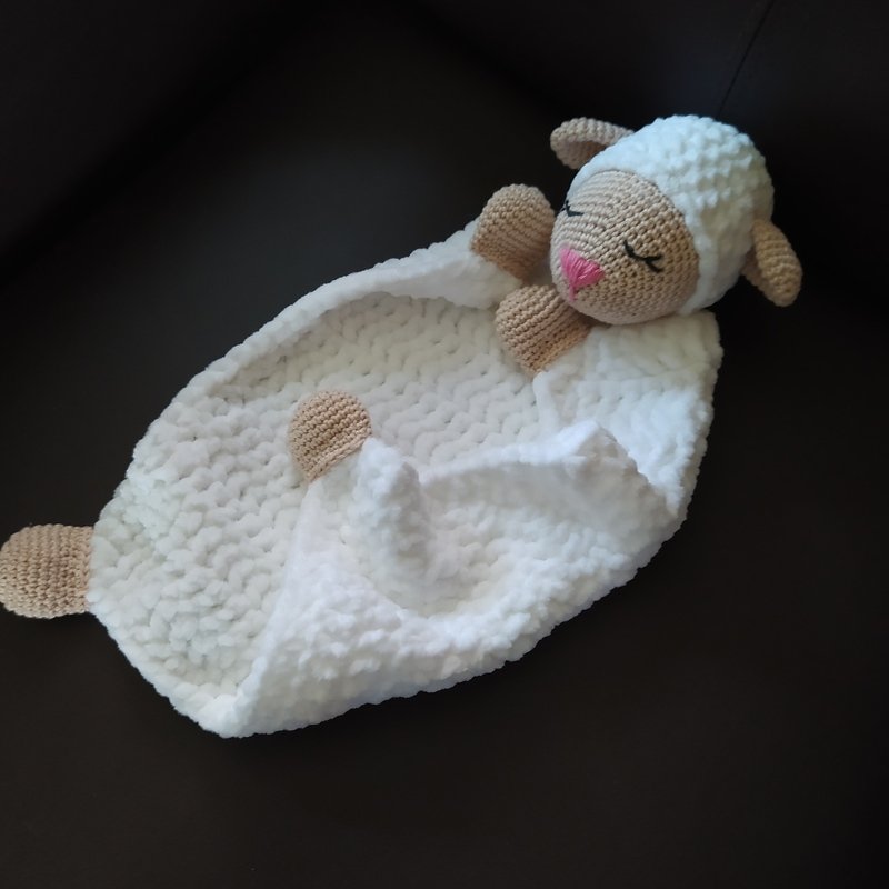 Häkelanleitung für Schnuffeltuch / Schmuseschaf