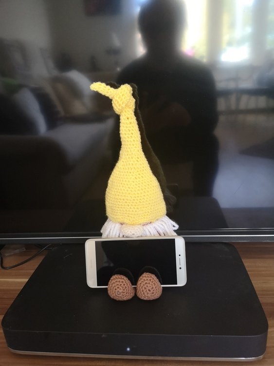 Phone Stand Gnome - Crochet Pattern