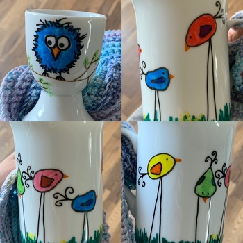 Und noch ein Eierbecher und eine Tasse