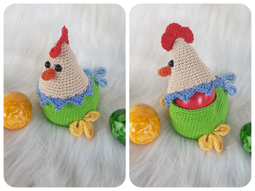 Uberraschungshuhn, das Multitalent häkeln