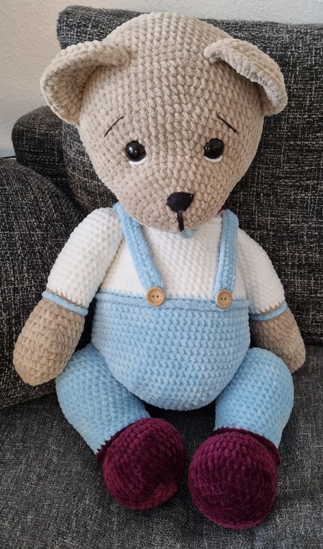 Häkelanleitung Braunbär