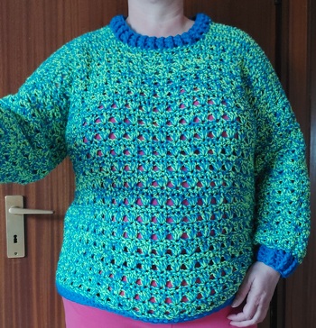 Luftiger Pulli für kühle Sommerabende aus 