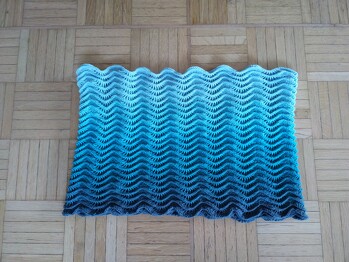 Wolkenbruch von Häkeln mit nicje. Total einfach, super Wirkung! Die Wolle ist von hobbii (Twister Ice Sculpture 39, 1000m).