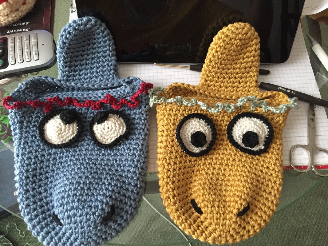 Horst Kevin, der heiße-Sachen-Greifer - Topfhandschuh/Handpuppe