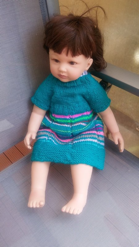 Raglankleidchen oder Tunika - wächst mit ab Größe 92 - Strickanleitung