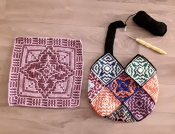 Hier die andere Seite der Tasche