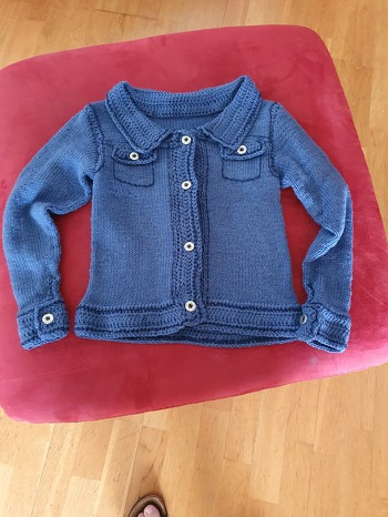 Hat richtig Spass gemacht beim Stricken. DieGrösse ist etwa für 3 Jahre.