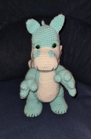 Eine sehr gute und ausfürliche Häkelanleitung. Mein Enkel hat sich sehr über diesen Drachen gefreut