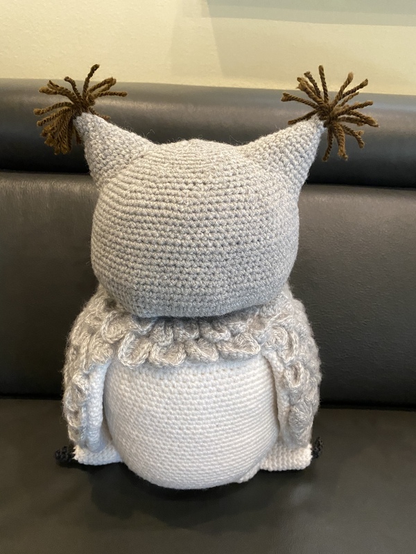 Flauschige Schneeeule Hedwig - H&auml;kelanleitung