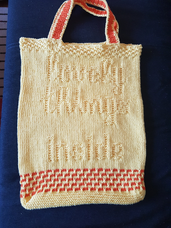 Strickanleitung "lovely things" - Shopper, Beach Bag, Geschenktasche...