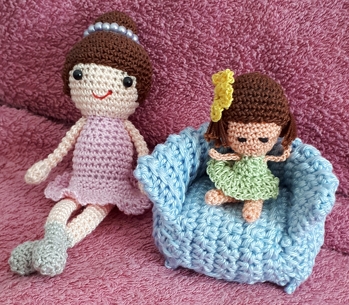 Kleiner Häkelsessel