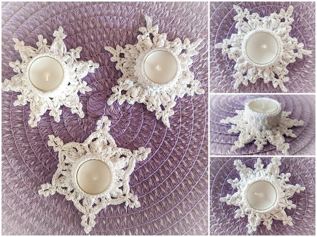 Sparset LED-Teelichthalter &quot;Let it Snow&quot;, &quot;Let it Glow&quot; und &quot;Let it Go&quot;