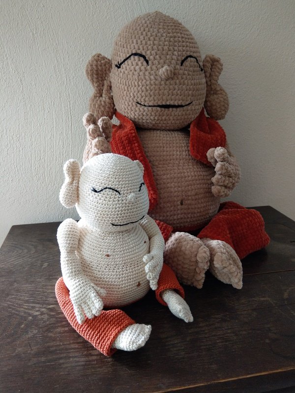 Amigurumi Laughing Buddha PDF Crochet Pattern