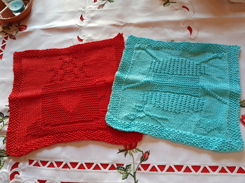 Die Anleitung ist gut beschrieben und die Abwaschlappen sind schnell gestrickt.