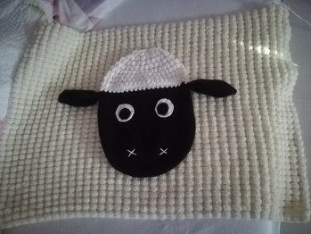 Ich bin so stolz, dass ich es hingekriegt habe. Hat bei mir etwas länger gedauert, aber das Ergebnis finde ich toll. Bekommt das Enkelkind meines Partners zur Geburt. Ich finde es toll als Decke für den Kinderwagen.. ich habe die Original Wolle aus der Anleitung genommen.