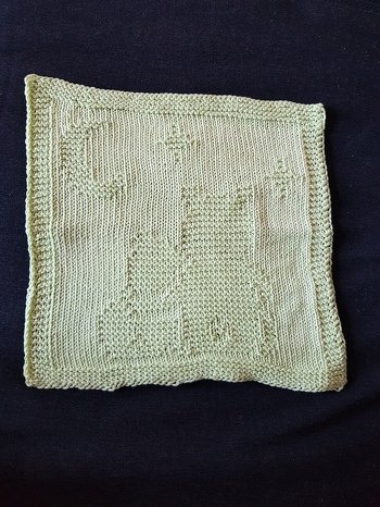 Die Anleitung ist gut beschrieben und ich habe den Waschlappen schnell gestrickt.