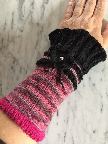 Stulpen aus Wollresten (Sockenwolle)