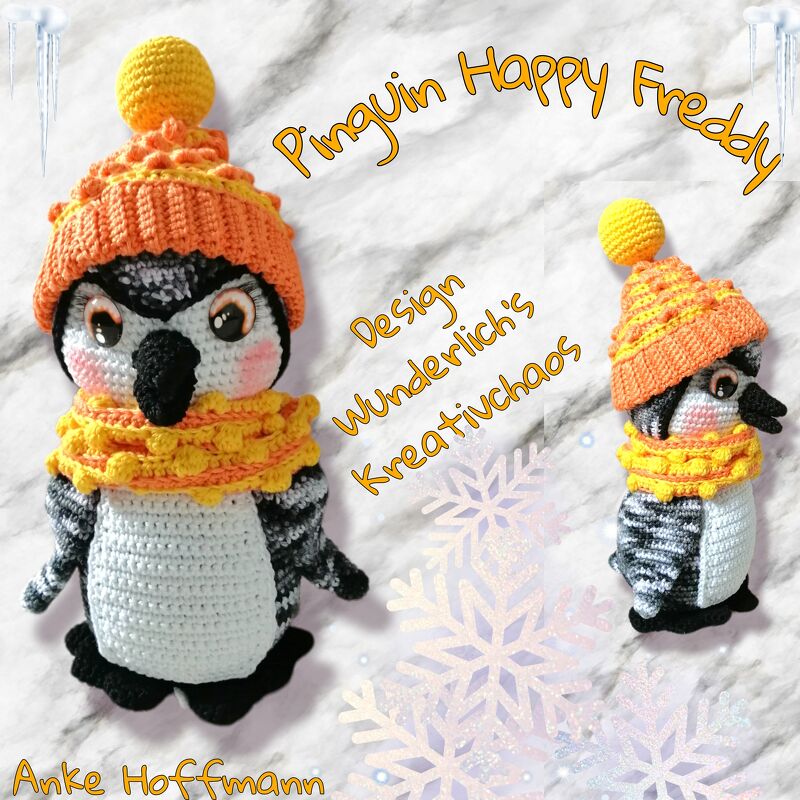 Crochet Pattern " Happy Freddy" the Penguin