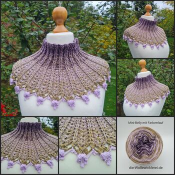 Ein sehr schöner Kragen, der sehr schnell gehäkelt ist!
Die Anleitung ist sehr verständlich und einfach -> sehr empfehlenswert!