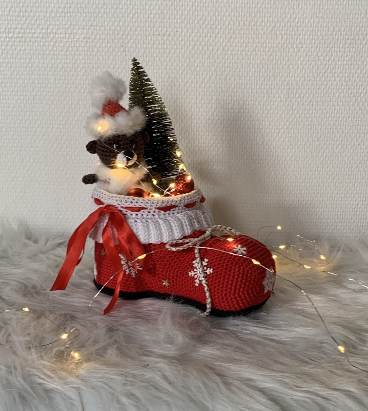 Häkelanleitung &quot;Der Nikolausstiefel&quot;