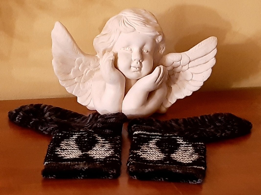 Socken "Wings" Illusionsstricken