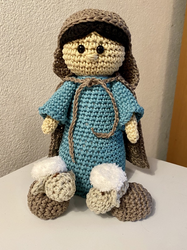 Hirte Schäfer mit Schaf für Weihnachten Krippe