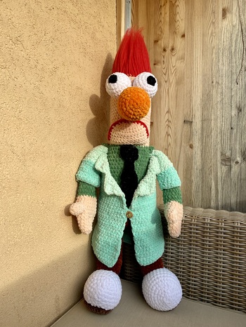 Gehäkelt nach einer engl. Anleitung von einer Amerikanerin