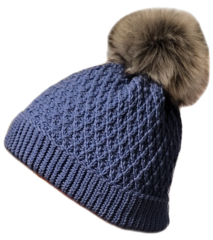 Warm beanie &quot;Flora&quot; en/de (sporty or slouchy, all sizes)
