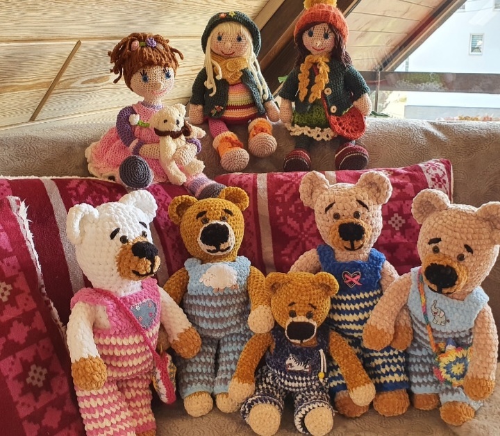 Kuschelteddy / Teddybär -- Häkelanleitung von Haekelkeks