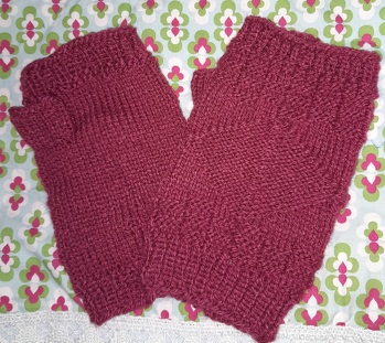 Handstulpen, nach meinem eigenem Muster gestrickt