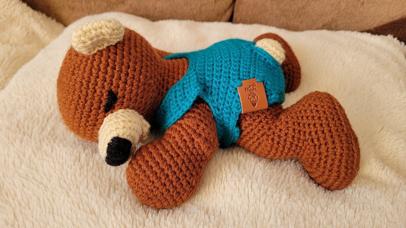 Häkelanleitung Teddy „BabyBär“, Spieluhr