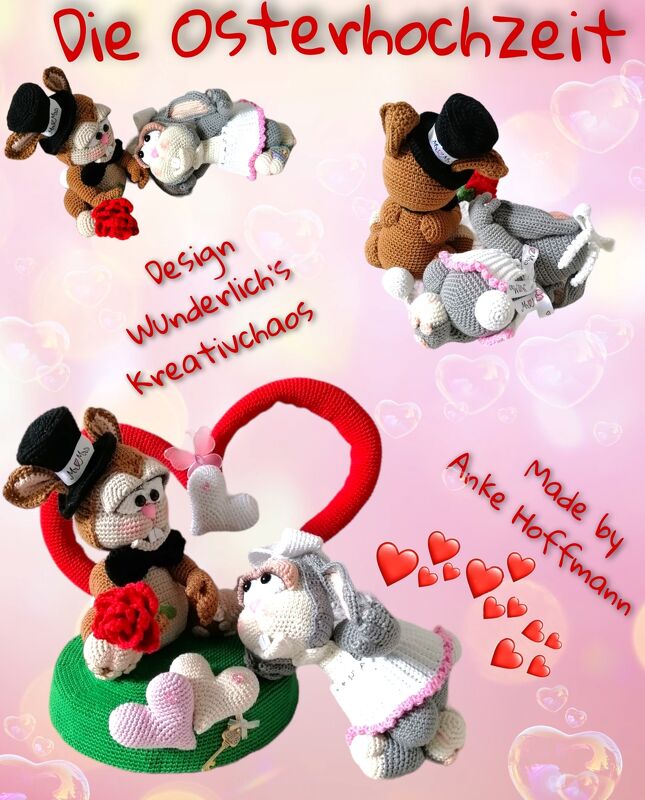 Häkelanleitung "Osterhochzeit"
